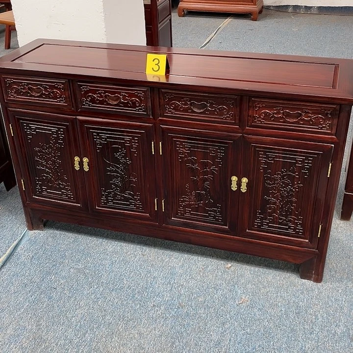 黑酸枝木类端景台户一个餐边柜