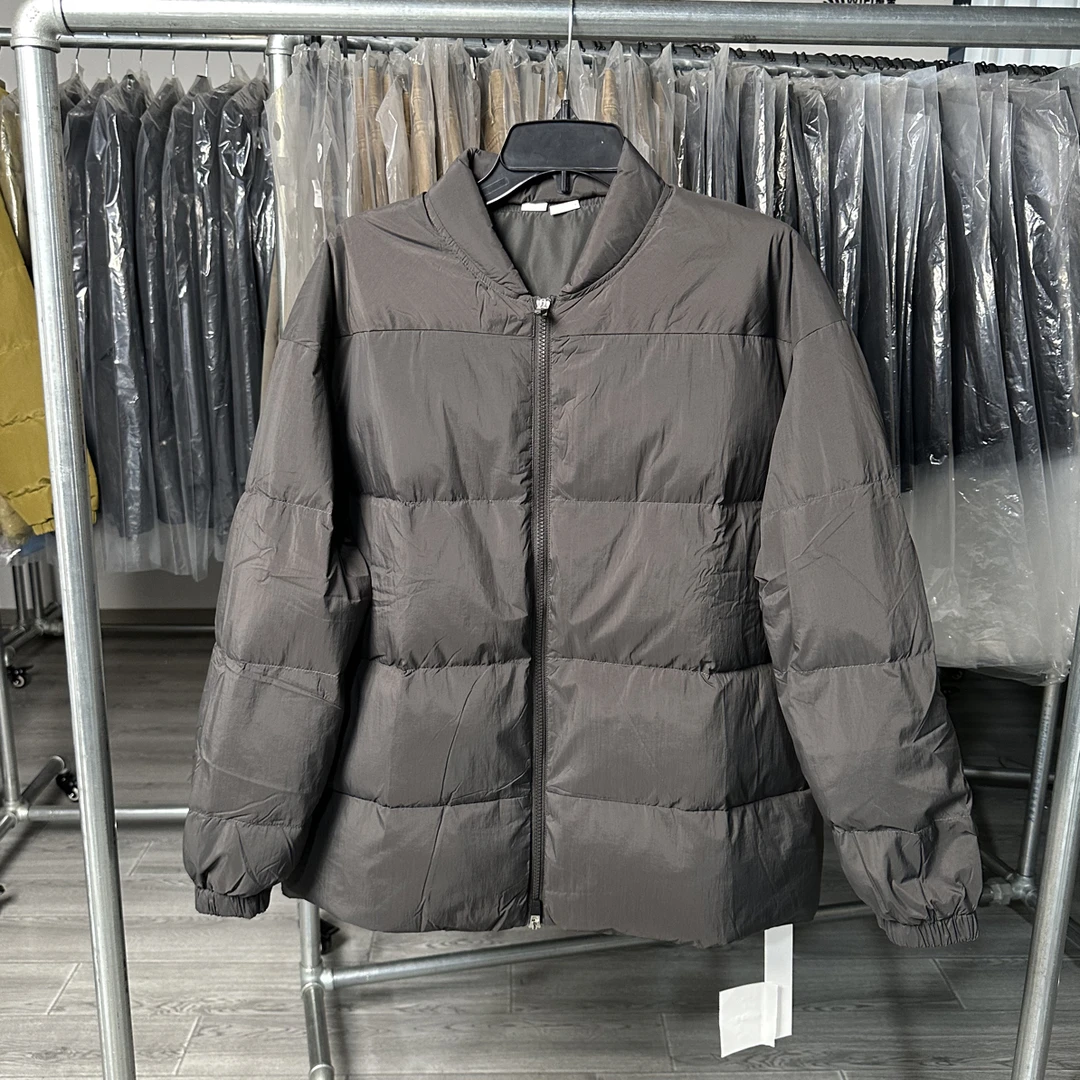 饭家时尚休闲小立领轻羽绒服