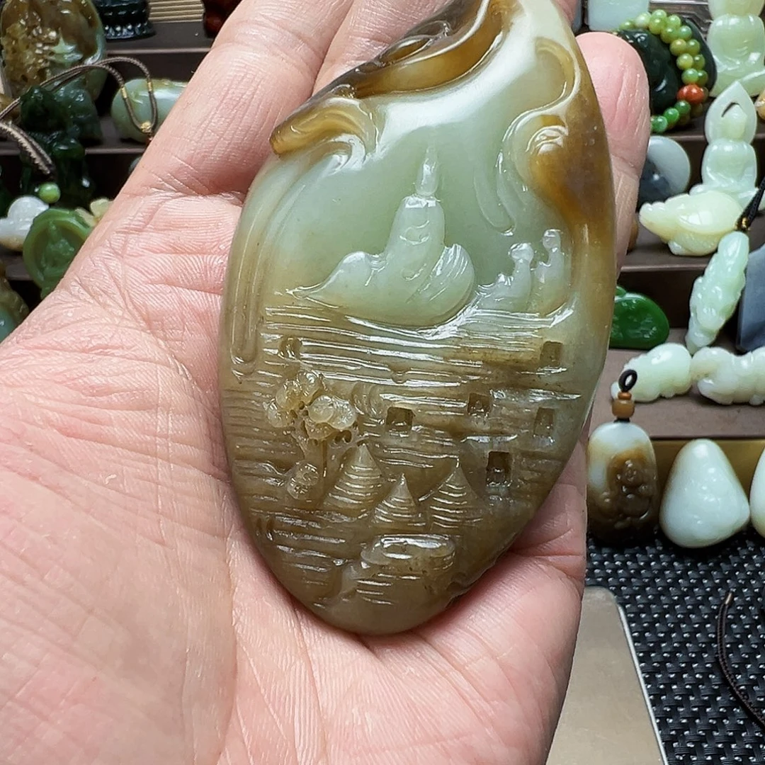 吊坠(赠链)未镶嵌和田玉
