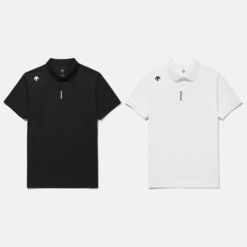 DESCENTE/迪桑特25新款TOUGH凉感面料速干透气Polo衫
