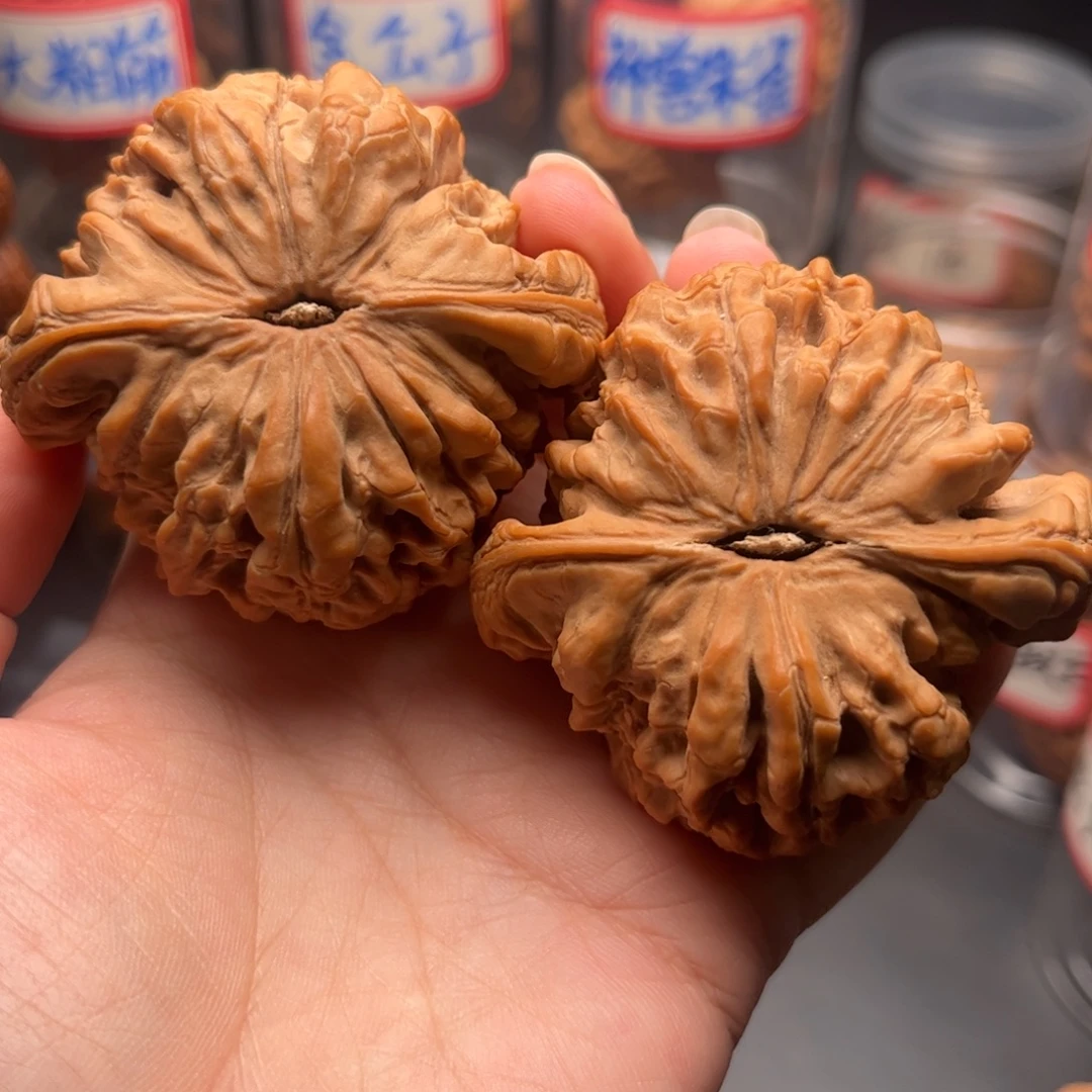 A***G把件文玩核桃57全品大龙鼎