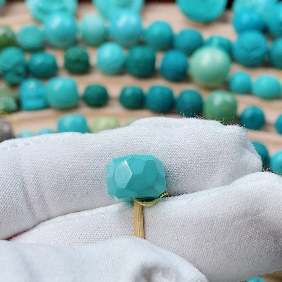 绿松石未镶嵌珠宝半成品卡11.5无相