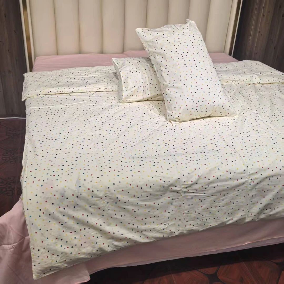 春夏款棉斜纹床单被罩枕套床品套件