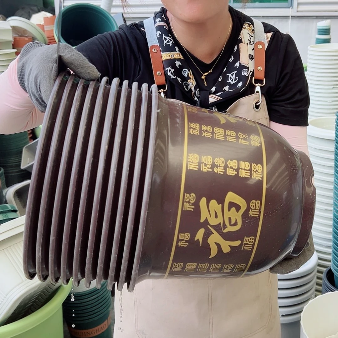 瑕疵山水福字咖色10个无托