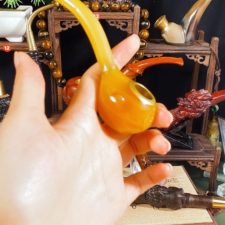 高端定制金丝楠烟嘴