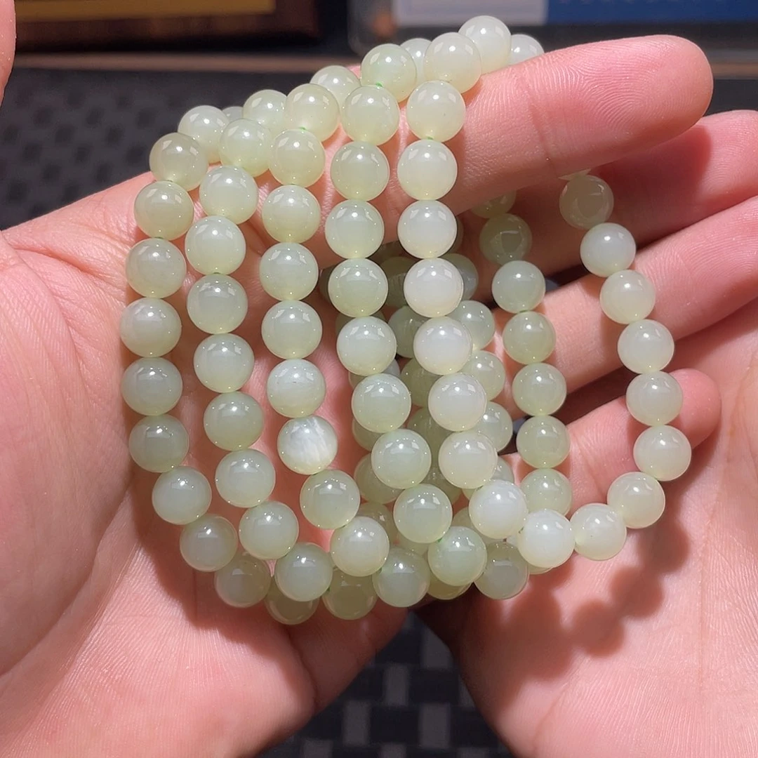 和田玉Sc280手串多样性发一未镶嵌