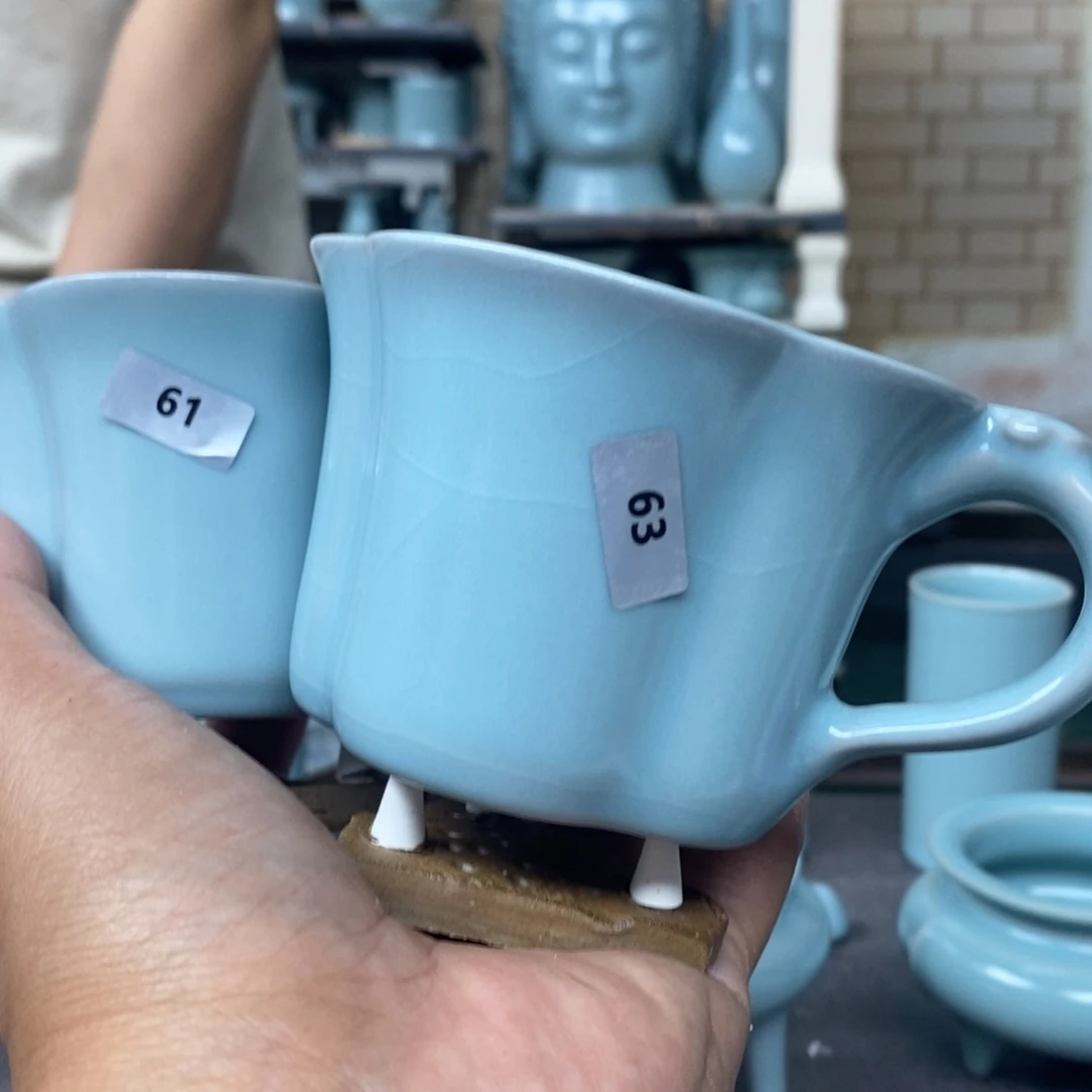 抱朴汝瓷仿古微瑕欲****比