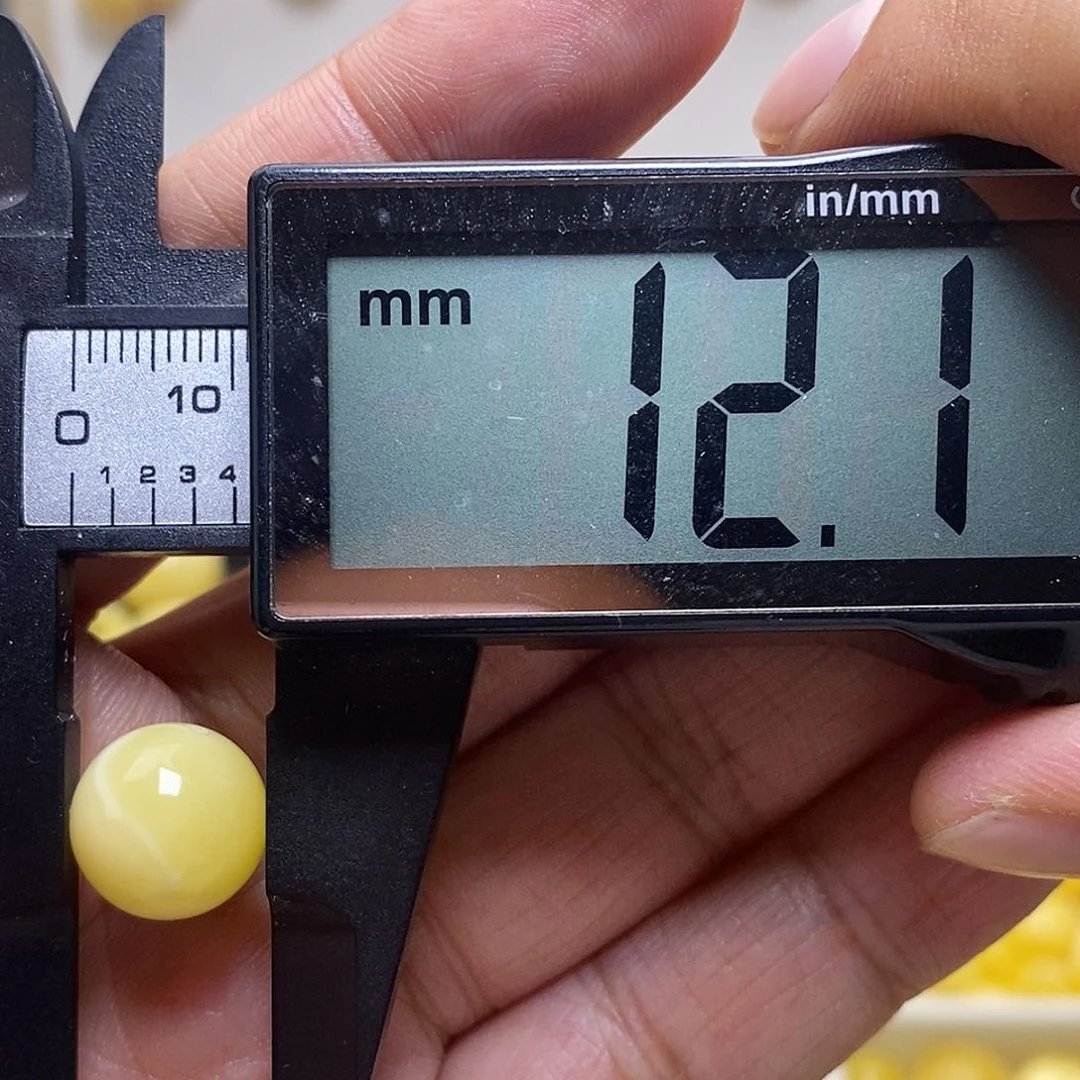 未镶嵌琥珀裸石蜜蜡圆珠