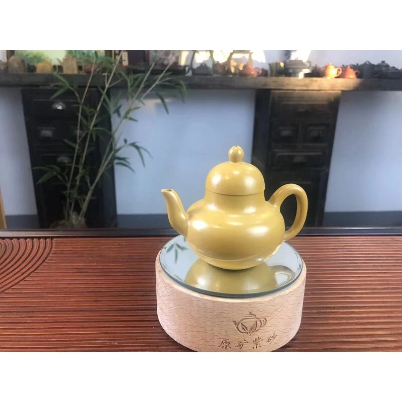 黄金朱泥小品光器思婷紫砂壶