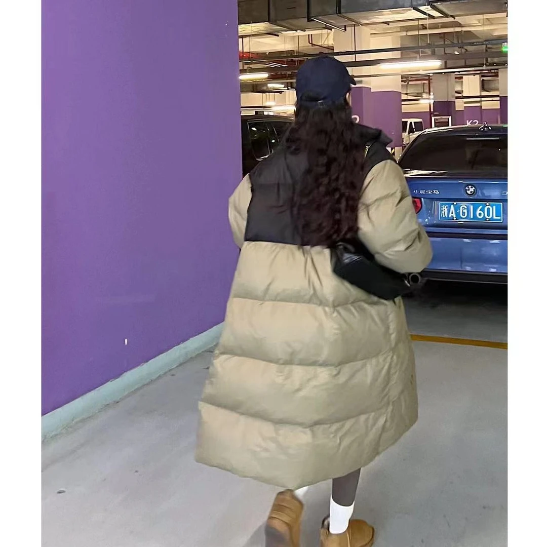 请叫我大韩 《雪山暖炉》冬季新款慵懒复古甜酷小心机撞色冬款外套