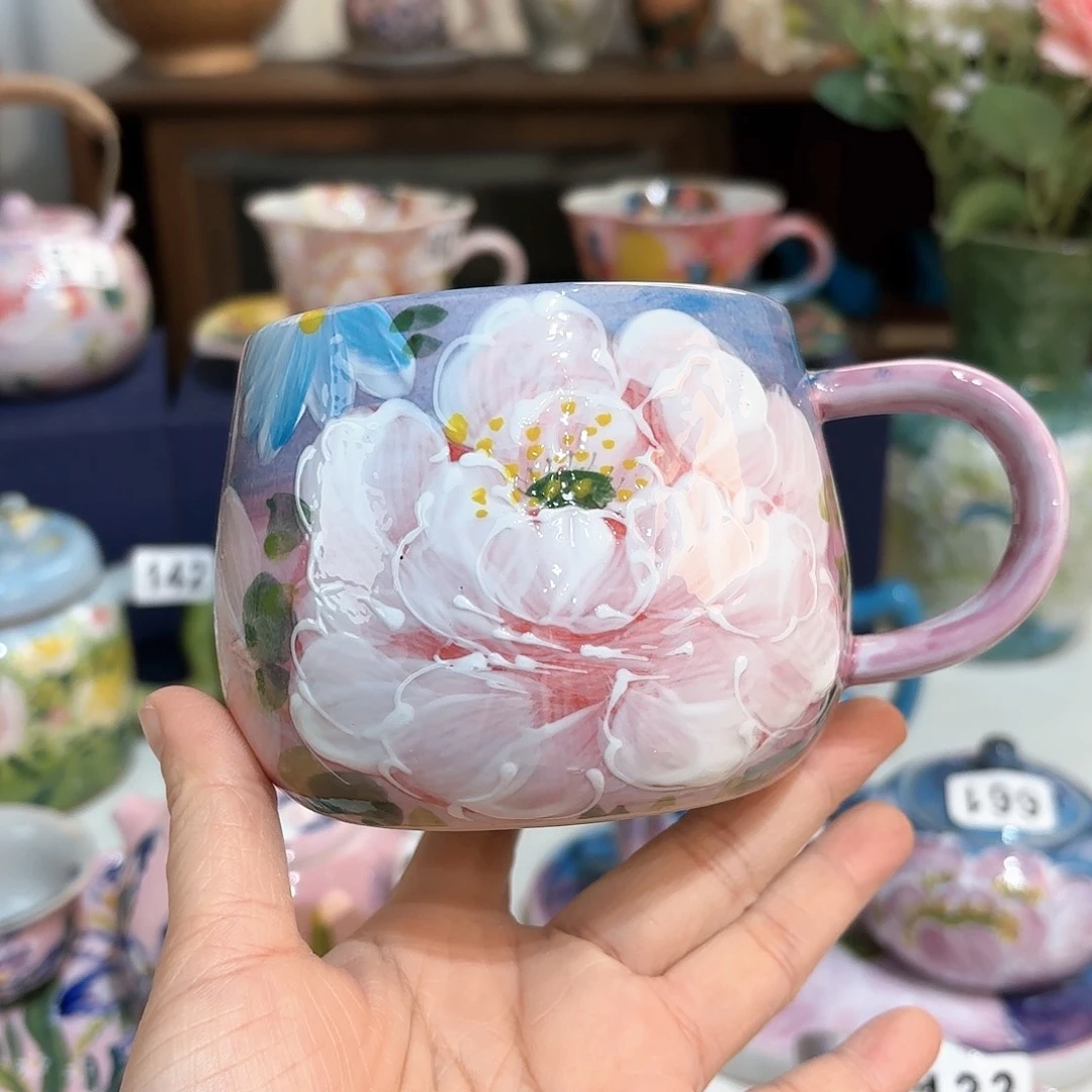 景德镇手绘高温釉下彩陶瓷茶具