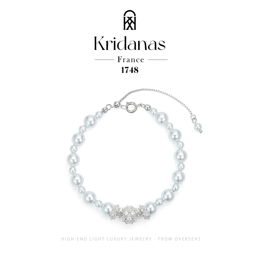 【雪域季节】Kridanas时尚秋冬高级感轻奢珠珠手链 F0354