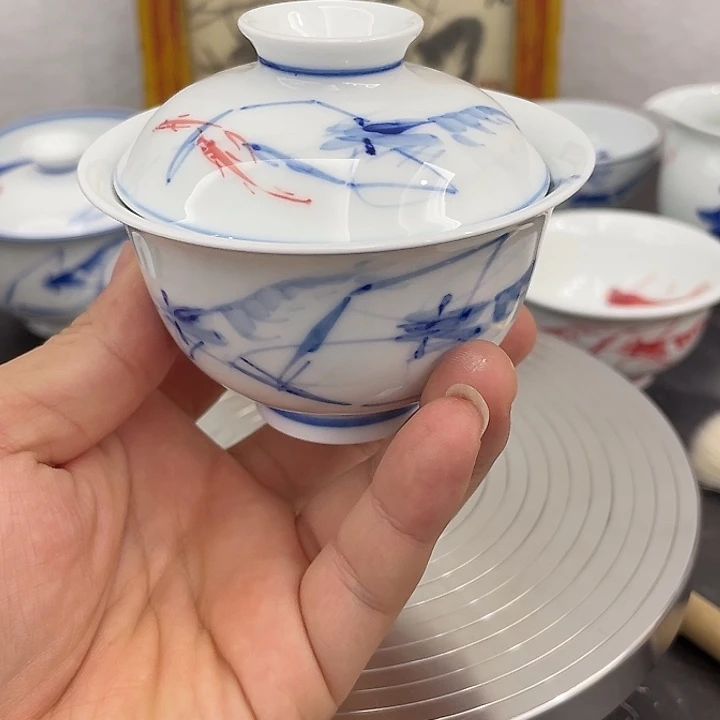 果***子手工手绘陶瓷作品