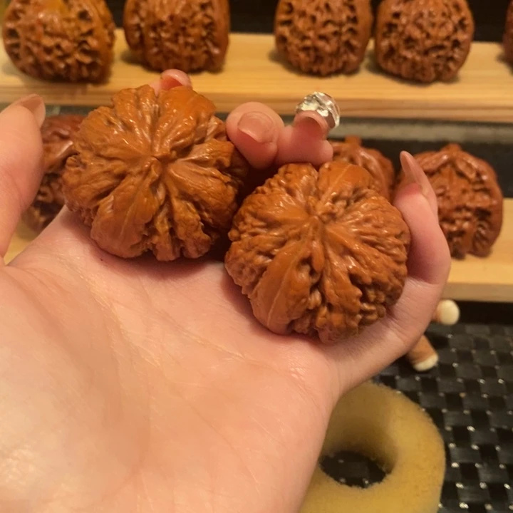 手串/手链核桃满****红核桃。霸王龙。40尺