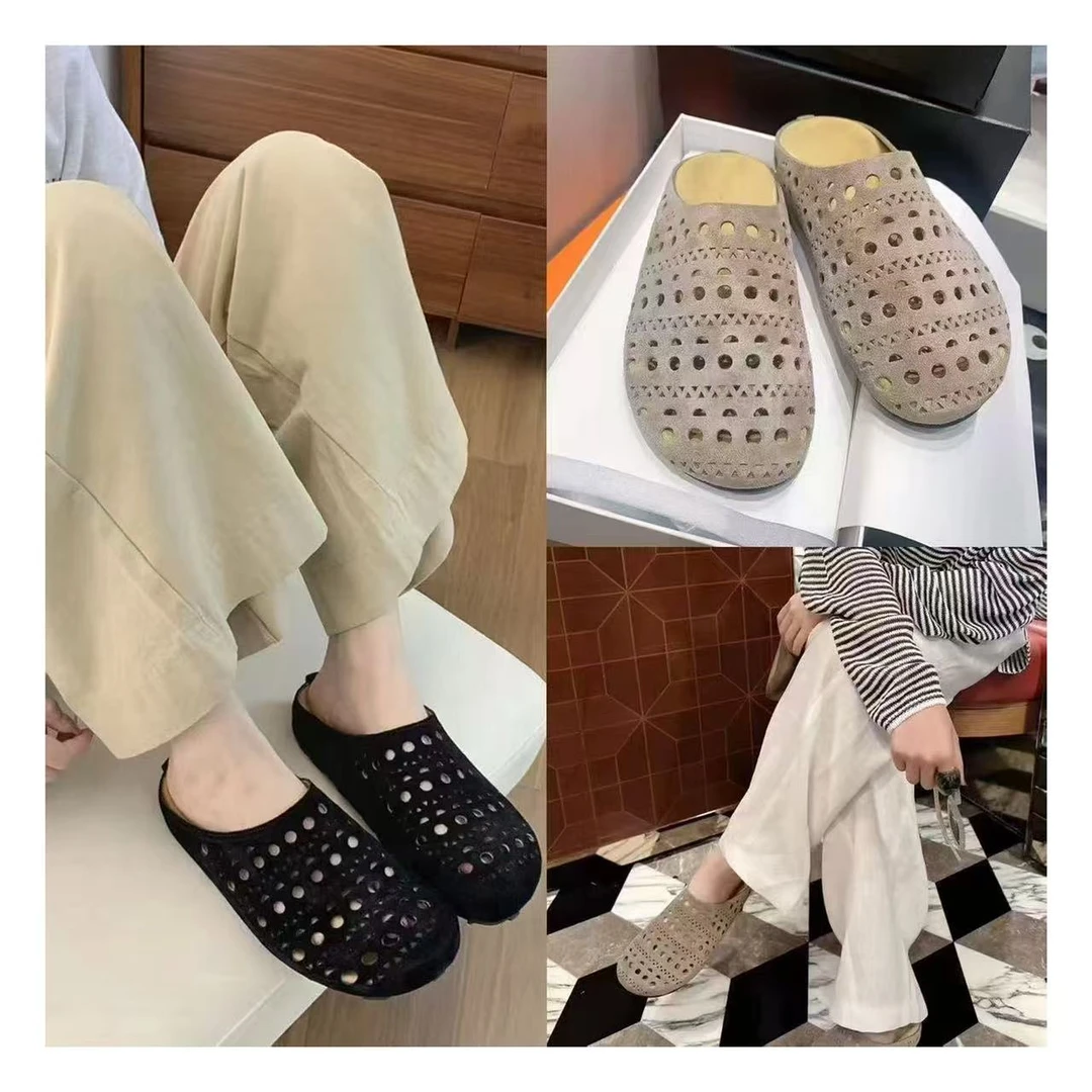 WANTS LAB新款夏季包头镂空舒适透气拖鞋经典百搭休闲风WL1240205