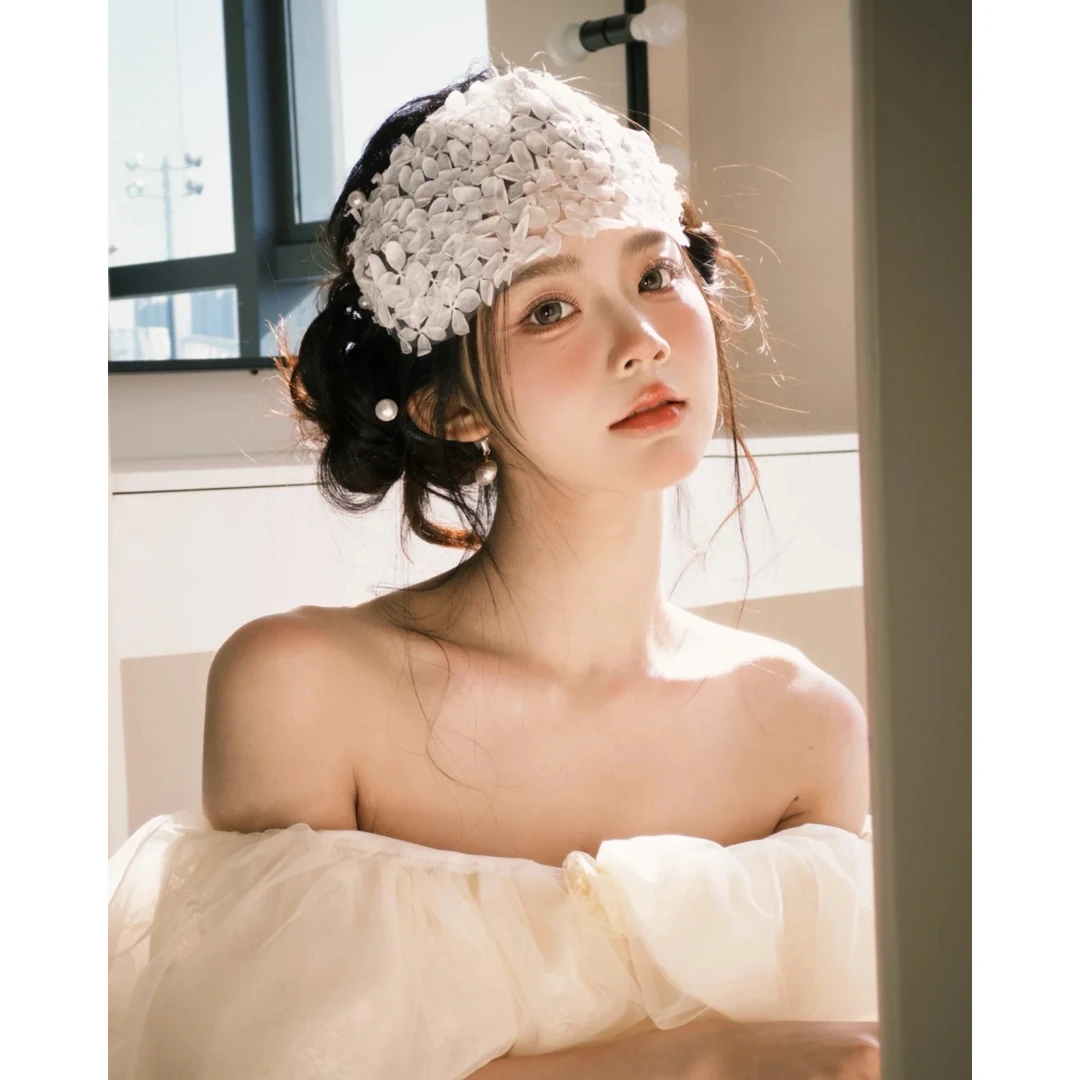 南一｜手作“ 永生花瓣 ”发箍