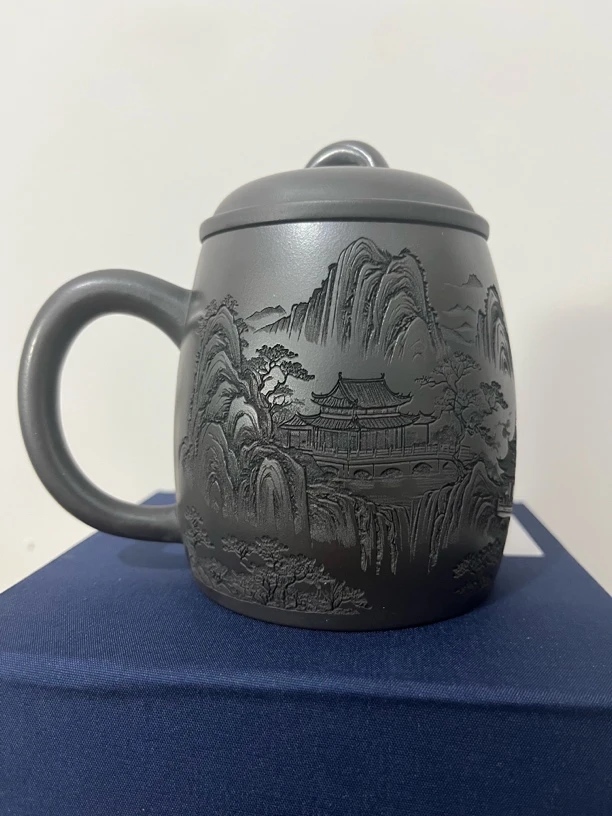 泗水砭石文化馆观山杯