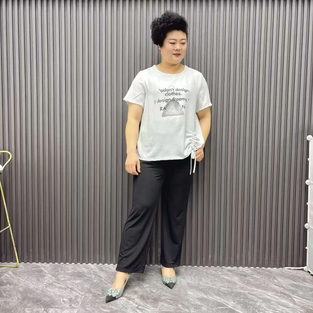 肥大码加大加肥休闲小衫34317款