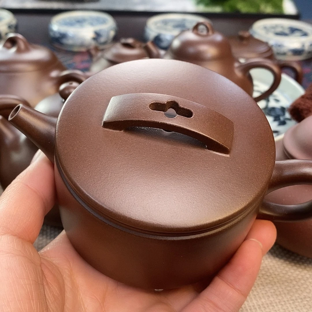 紫砂茶壶老紫泥123456