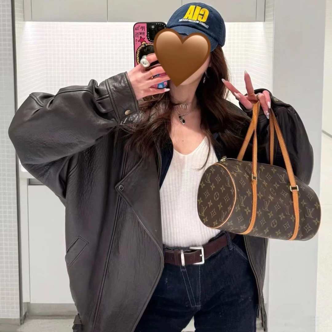 修复品8614626/LouisVuitton/路易威登黄皮30巴比龙包