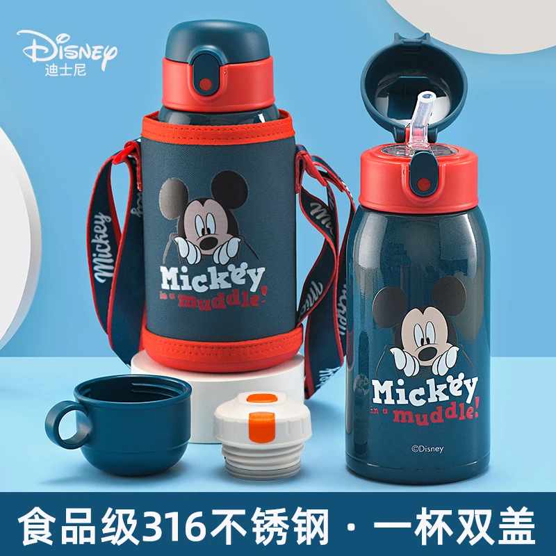 3-6-12岁儿童保温杯上学专用男孩316食品级吸管水杯子幼儿园水壶