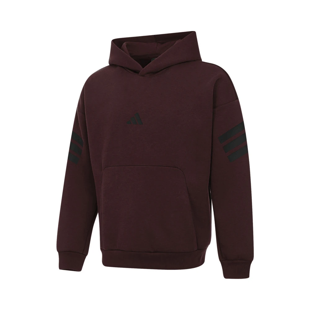 【滔搏联动】adidas阿迪达斯男子M FI 3S HD针织连帽卫衣JD4857