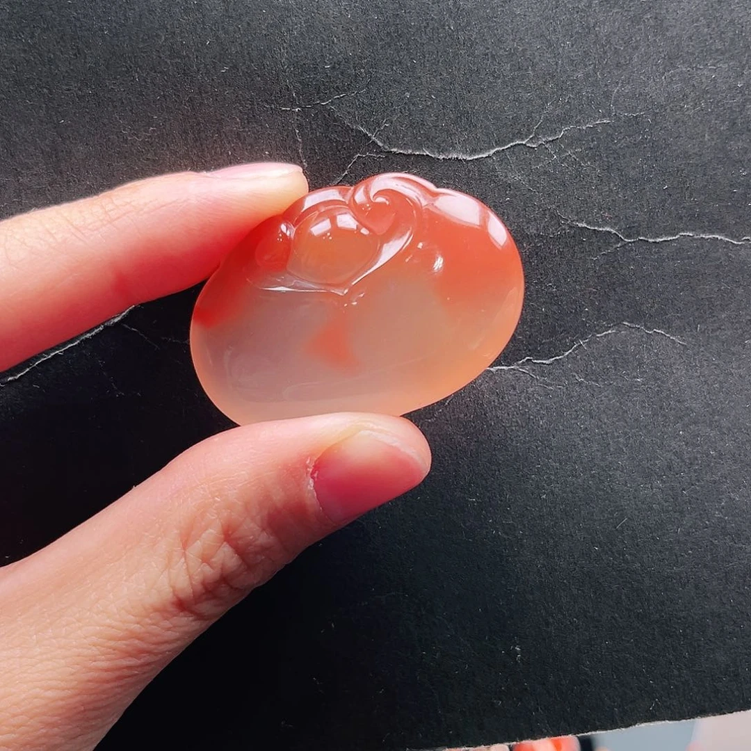 南红玛瑙未镶嵌吊坠(不含链)