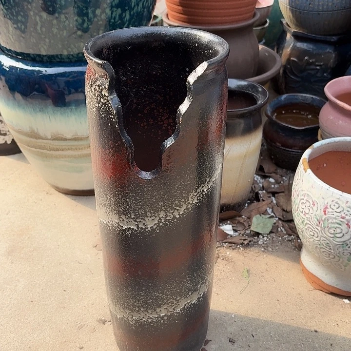 口14高42瑕疵一个盆子。