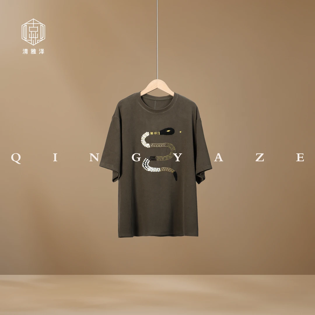 灵蛇！依斐丝重工刺绣钉珠上衣！GZ5483