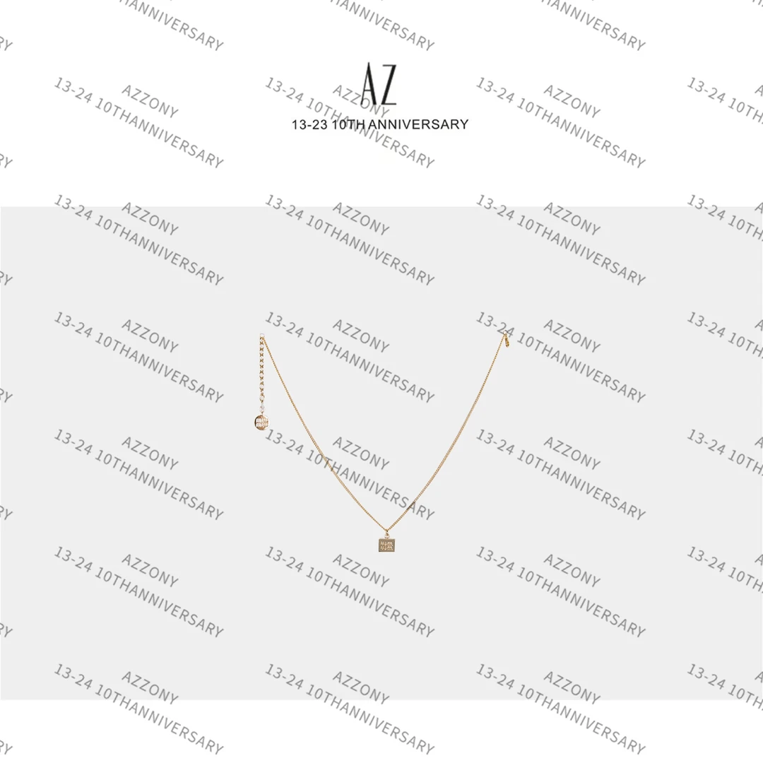 非金属亚克力项链 -XJ 双牌项链 2025夏款NEW