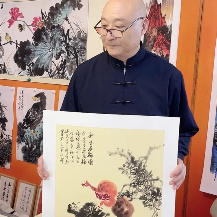 国画张圣敏先生纯手绘作品