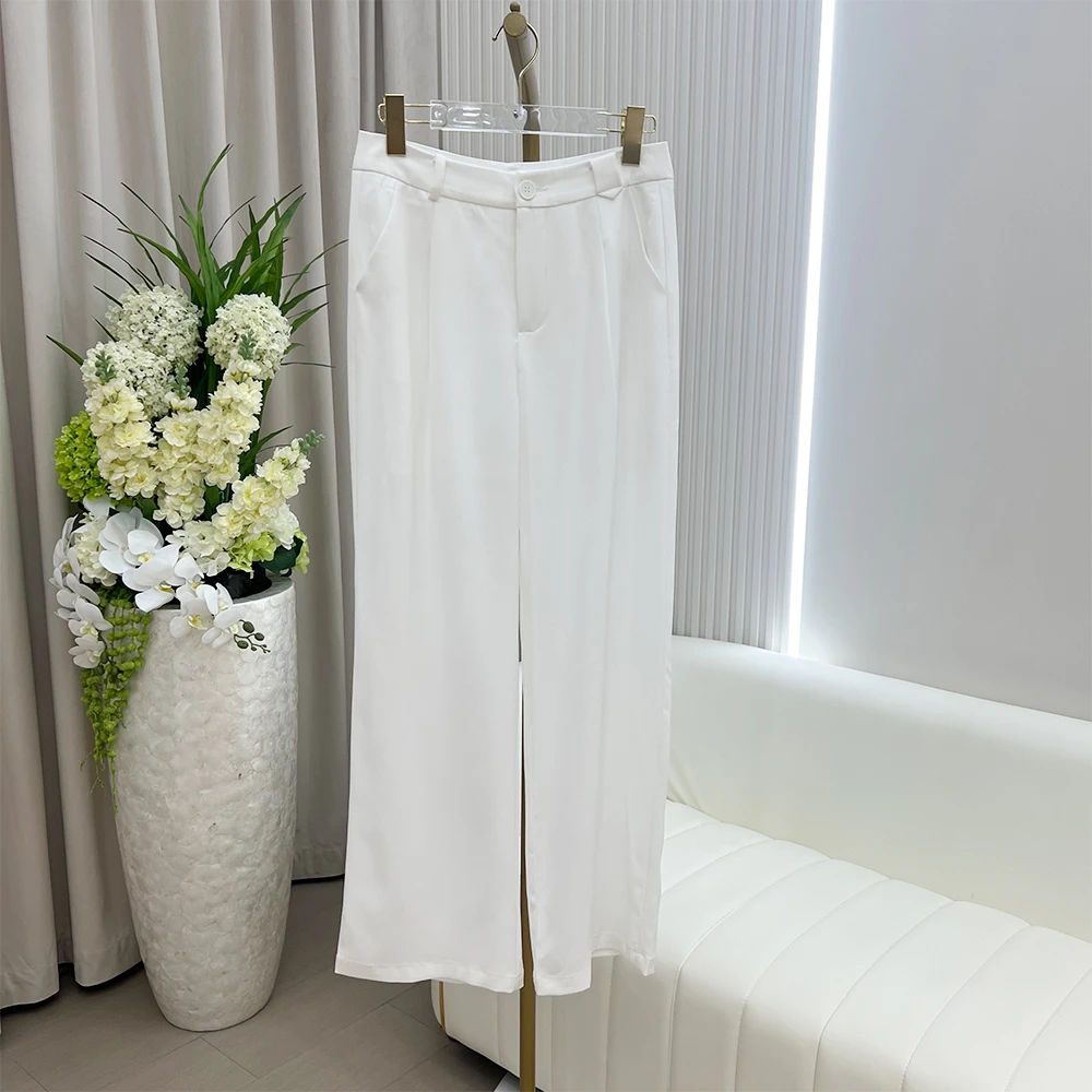 【宸慕】25年新款直筒裤百搭小阔腿休闲裤