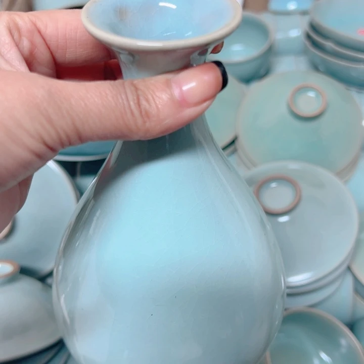 杯汝瓷原产地生产瑕品