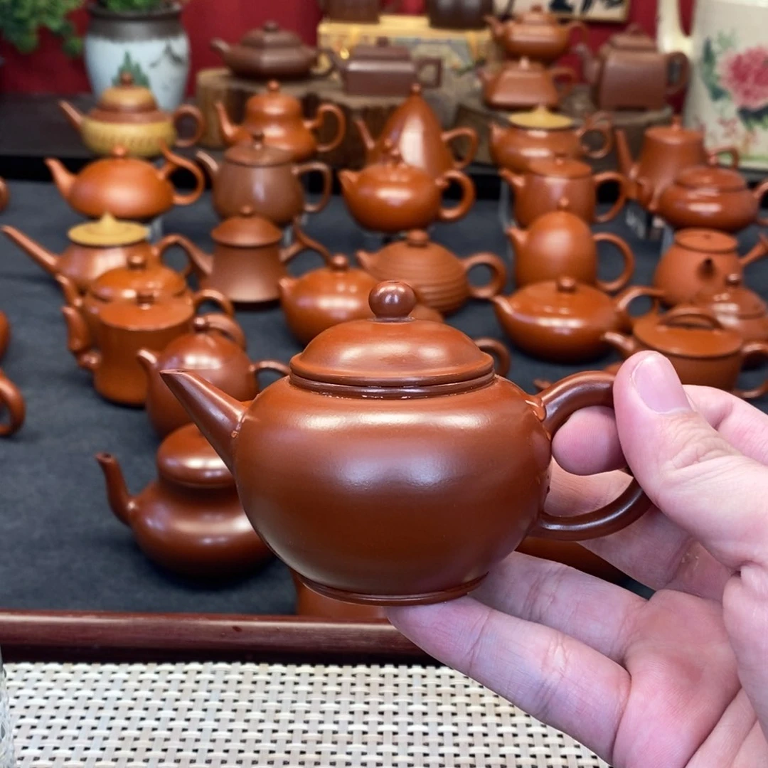 茶壶紫砂用****2潮州手拉壶手拉壶