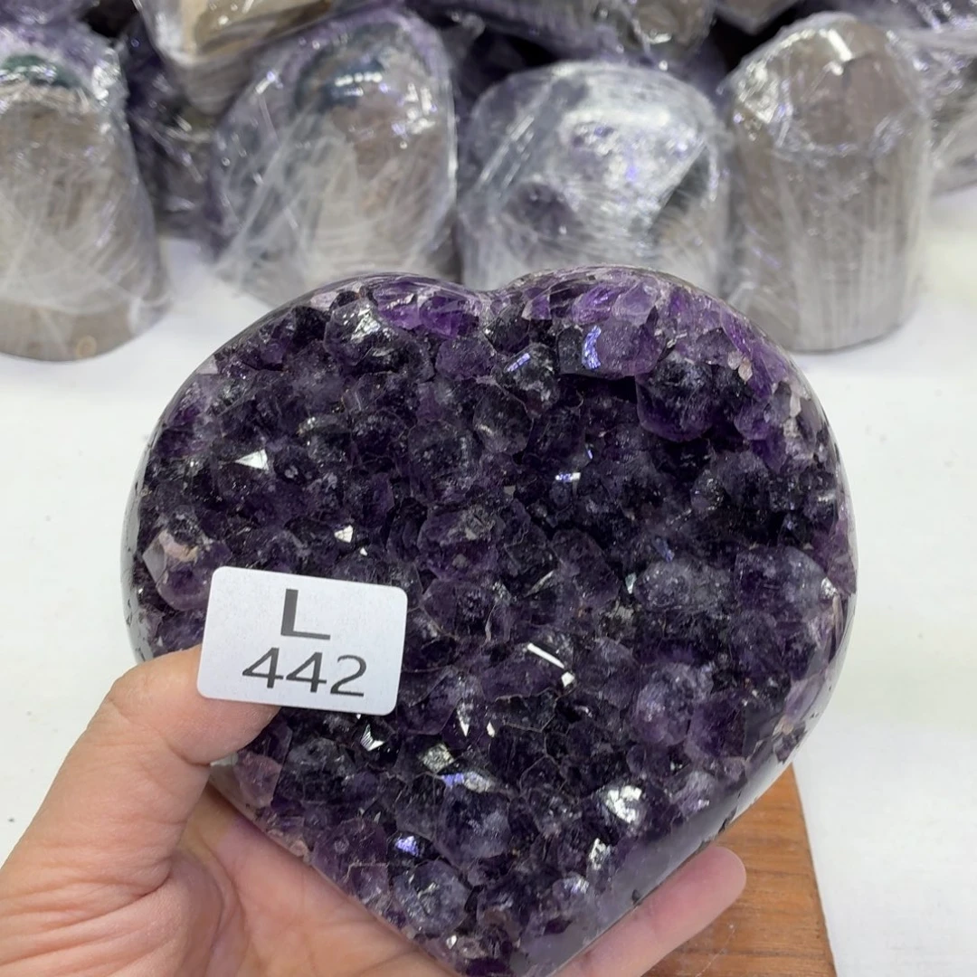 未镶嵌水晶摆件天然紫水晶