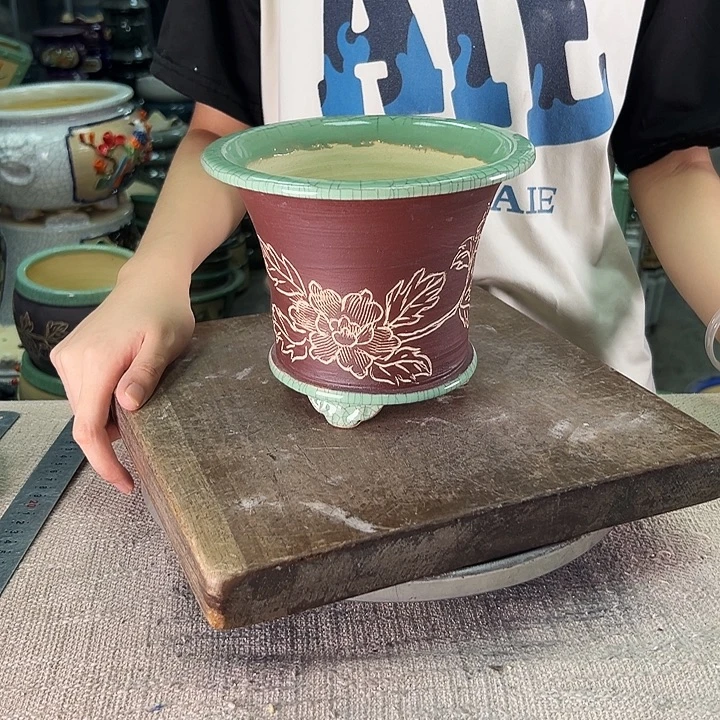 泳坤堂石湾盆陶瓷