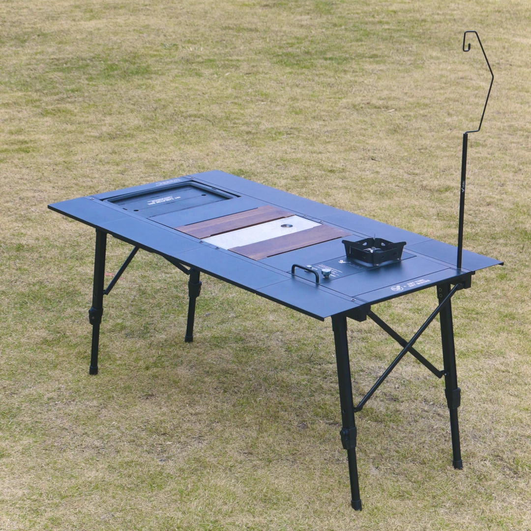 无界露营4.5IGT桌套餐：桌+0.5炉+收纳盒+0.5亚克力+木板+260板4块