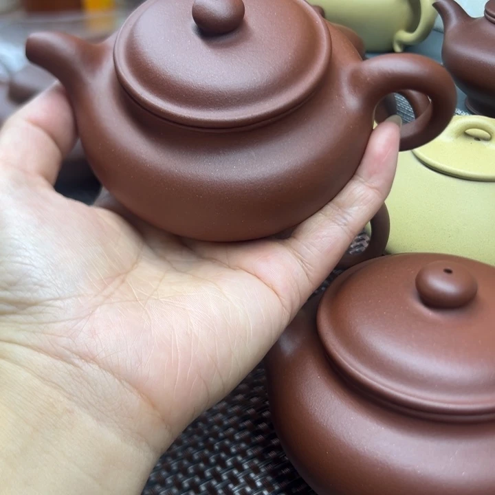 茶壶紫砂千*马半手工制作