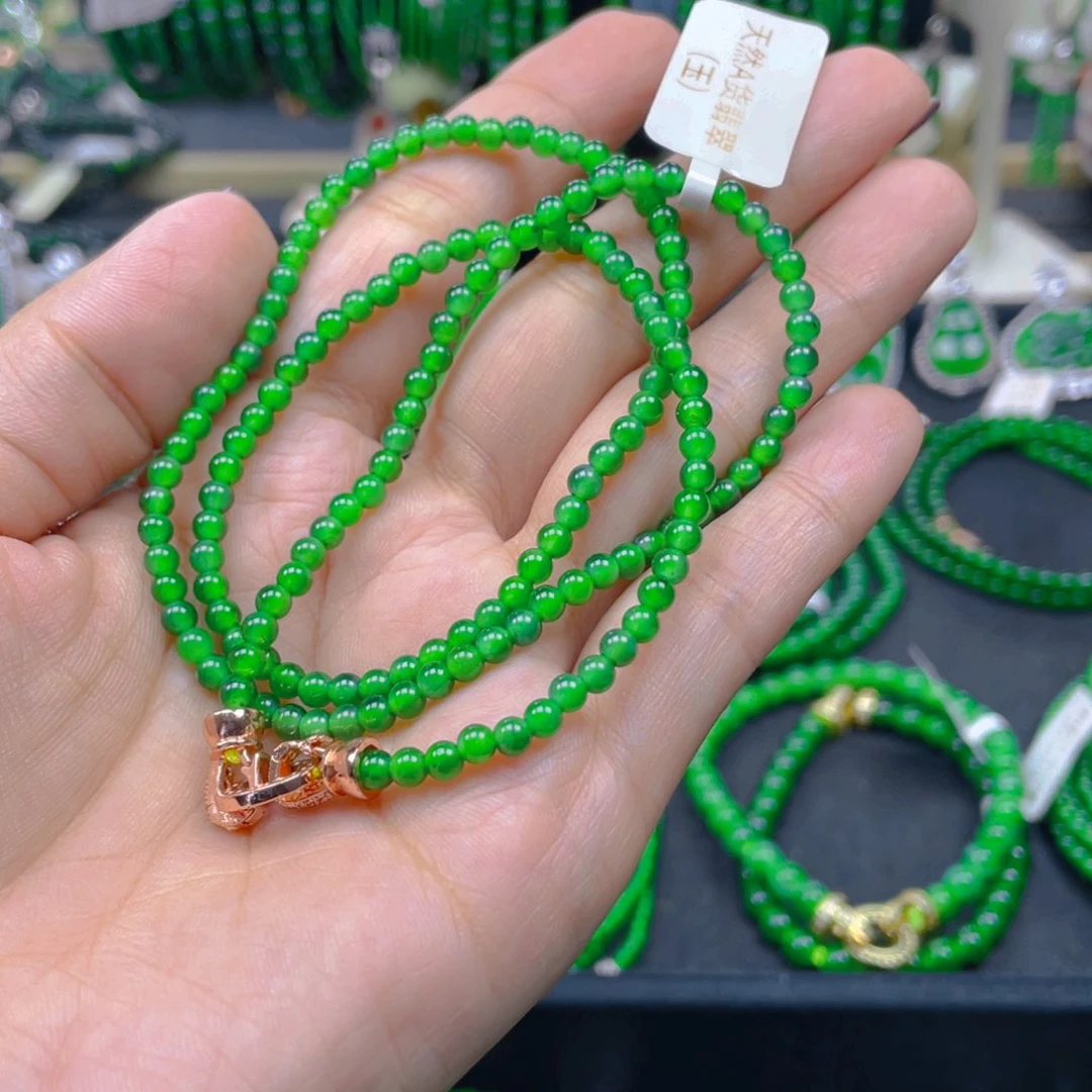 颈饰未镶嵌翡翠项链3.5