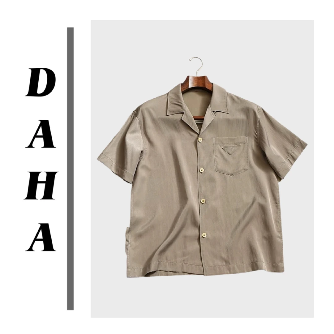 P家老钱风极简高奢POLO衫短袖-8759