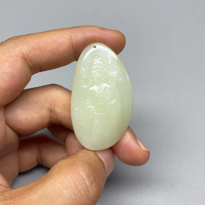 吊坠(不含链)未镶嵌和田玉呆***哥