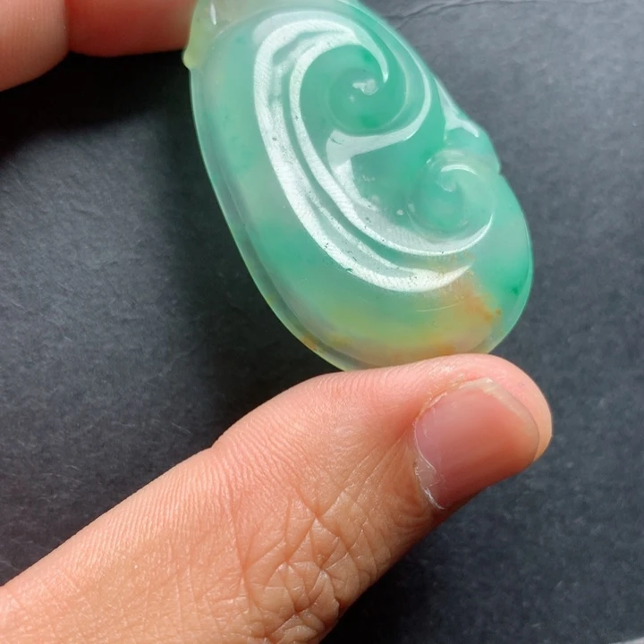 石英质玉未镶嵌吊坠(不含链)