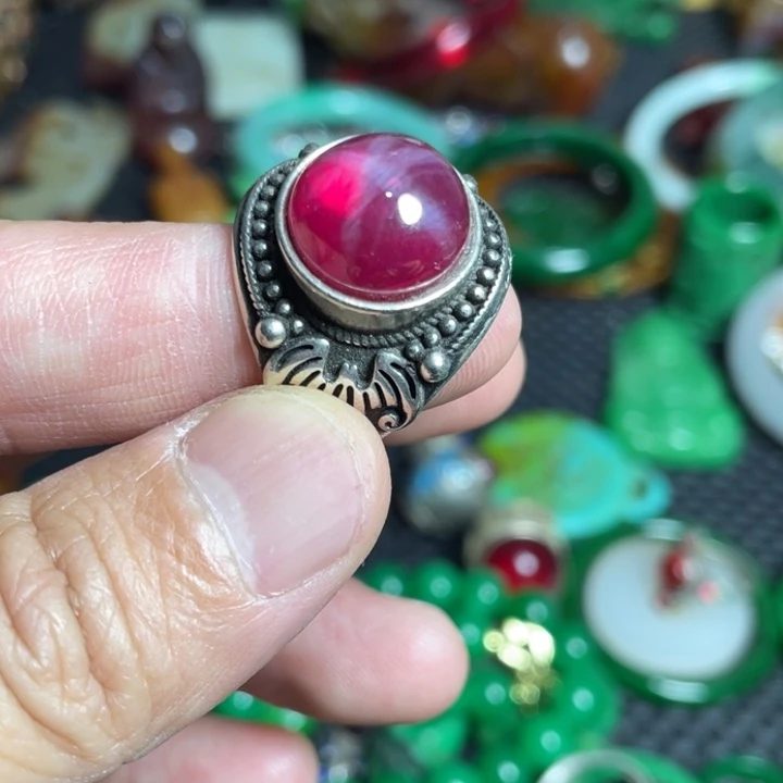 烽***双滴血莲花菩提手串