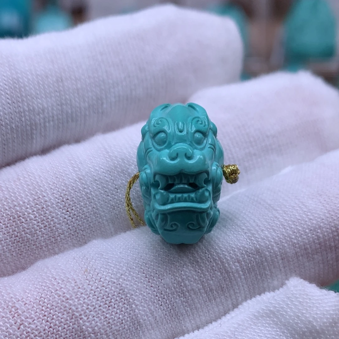 未镶嵌绿松石珠宝奇石直径18.5mm