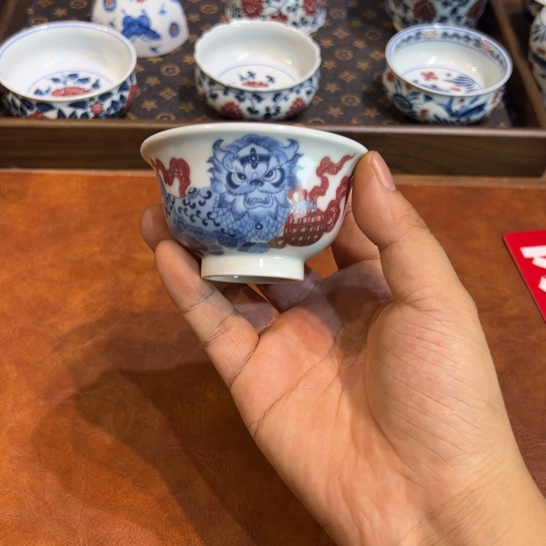 陶瓷摆件微瑕景德镇手工手绘