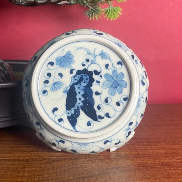 觅纤柴窑 蝴蝶盖置 MQ324