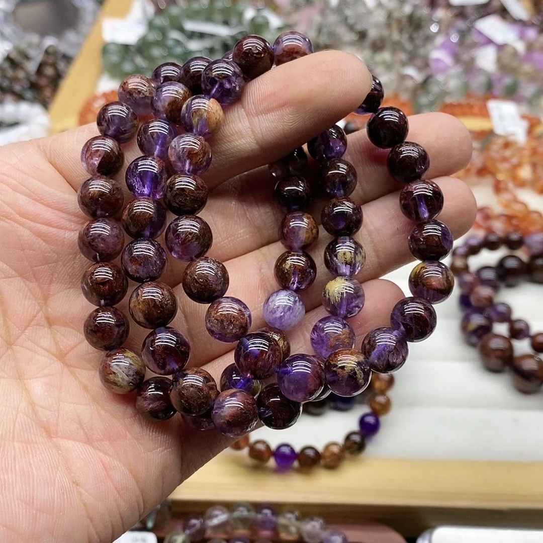 水晶手串未镶嵌多样性发货发一条