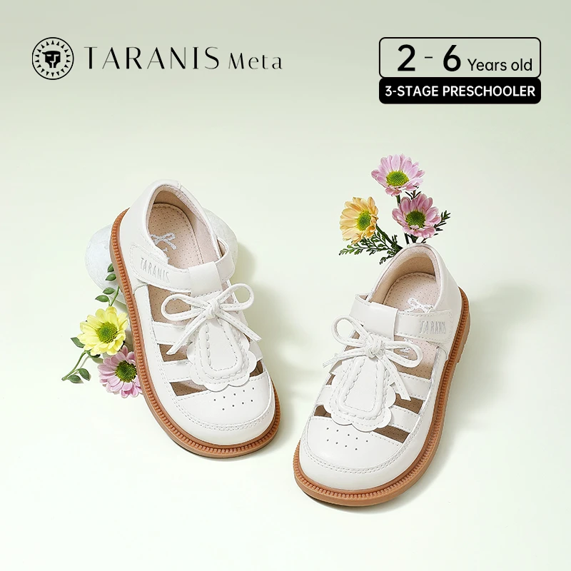 泰兰尼斯23春新款幼儿园鞋皮鞋儿童公主鞋软底透气单鞋M03X3A2877
