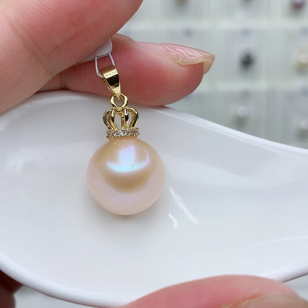 淡水珍珠吊坠(赠链)合金