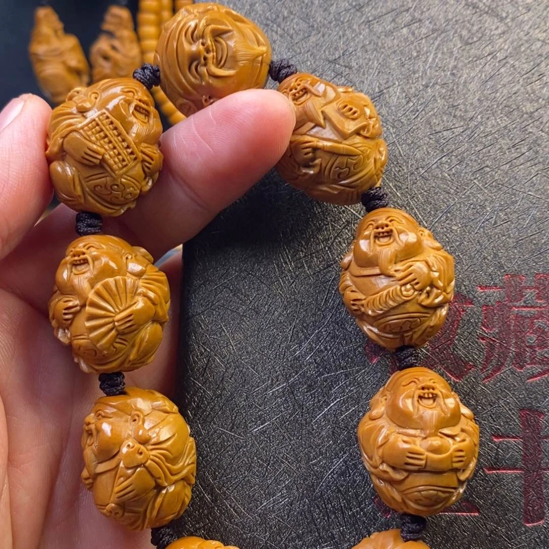 橄榄核手串八方来财